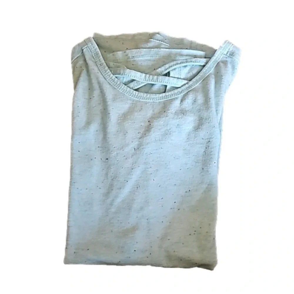 6/$20 Gymboree Short Sleeve Cross Strap Back Neck Tee Size M 7-8 (Girl)